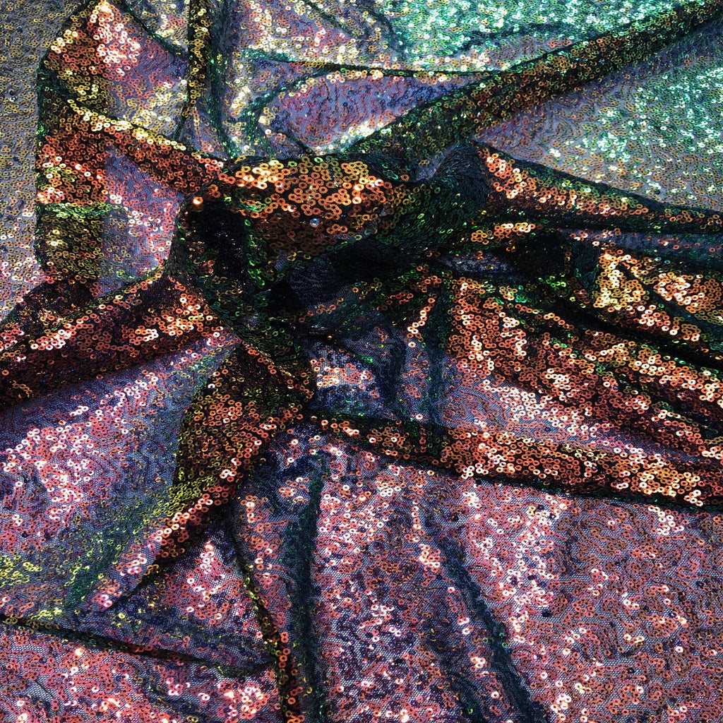 Iridescent All Over Sequins Fabric