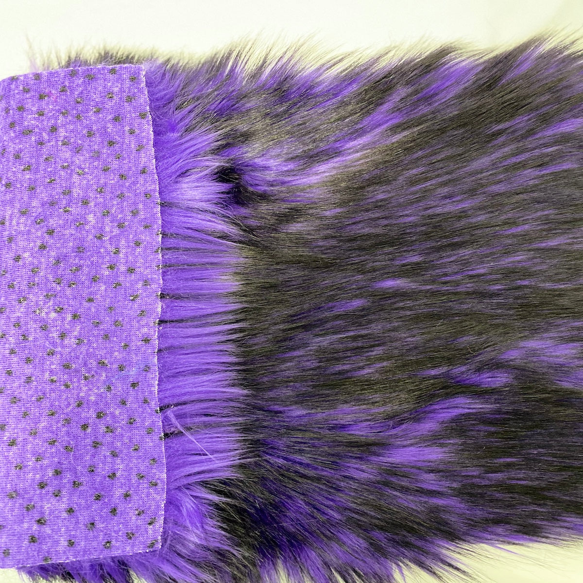 Husky Print Long Pile Shaggy Faux Fur Fabric