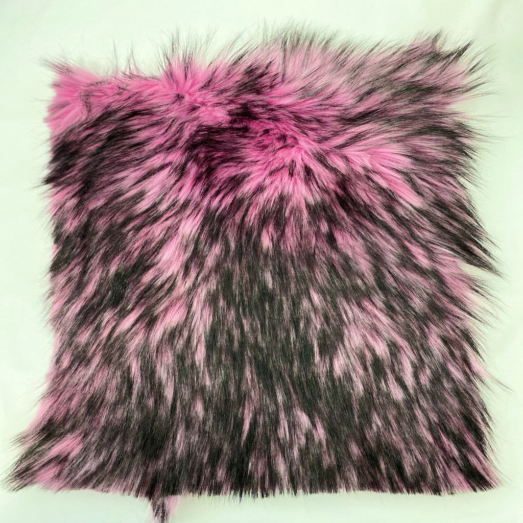 Husky Print Long Pile Shaggy Faux Fur Fabric