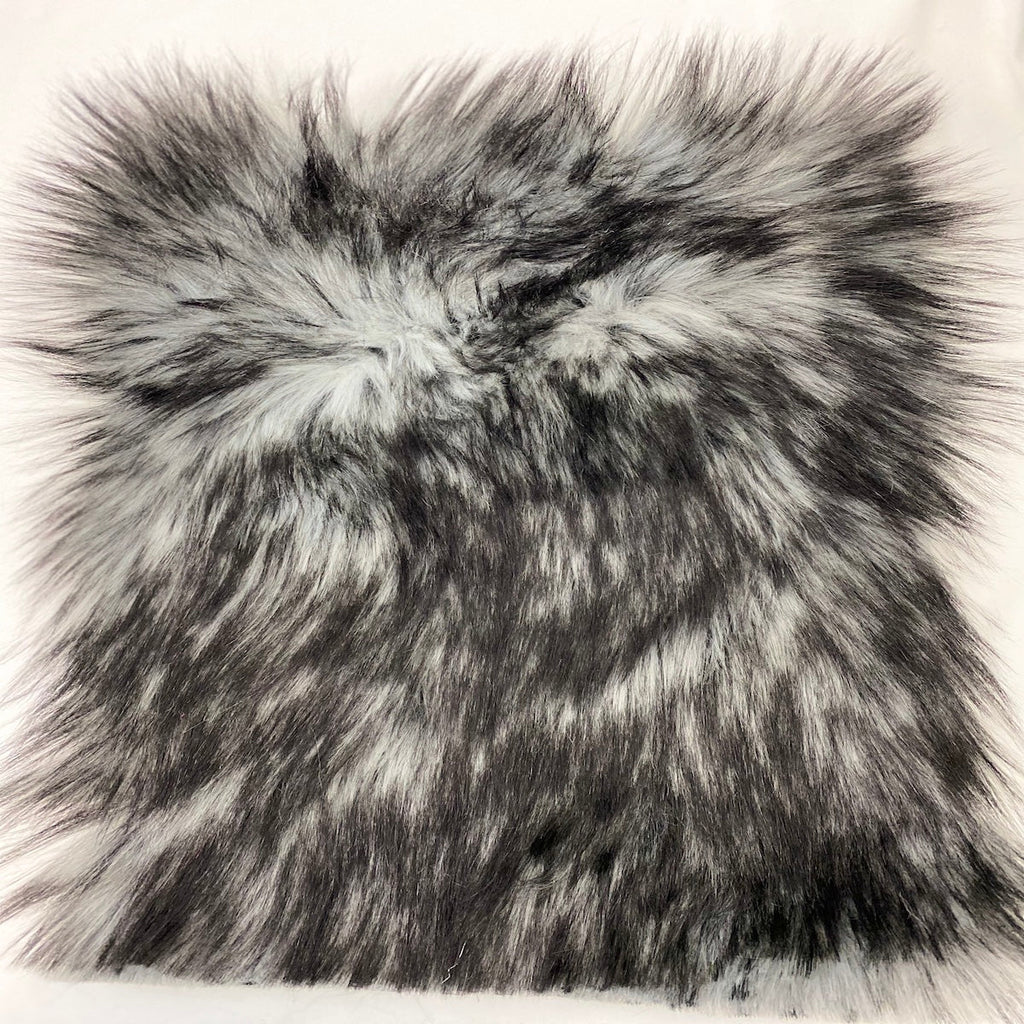 Husky Print Long Pile Shaggy Faux Fur Fabric