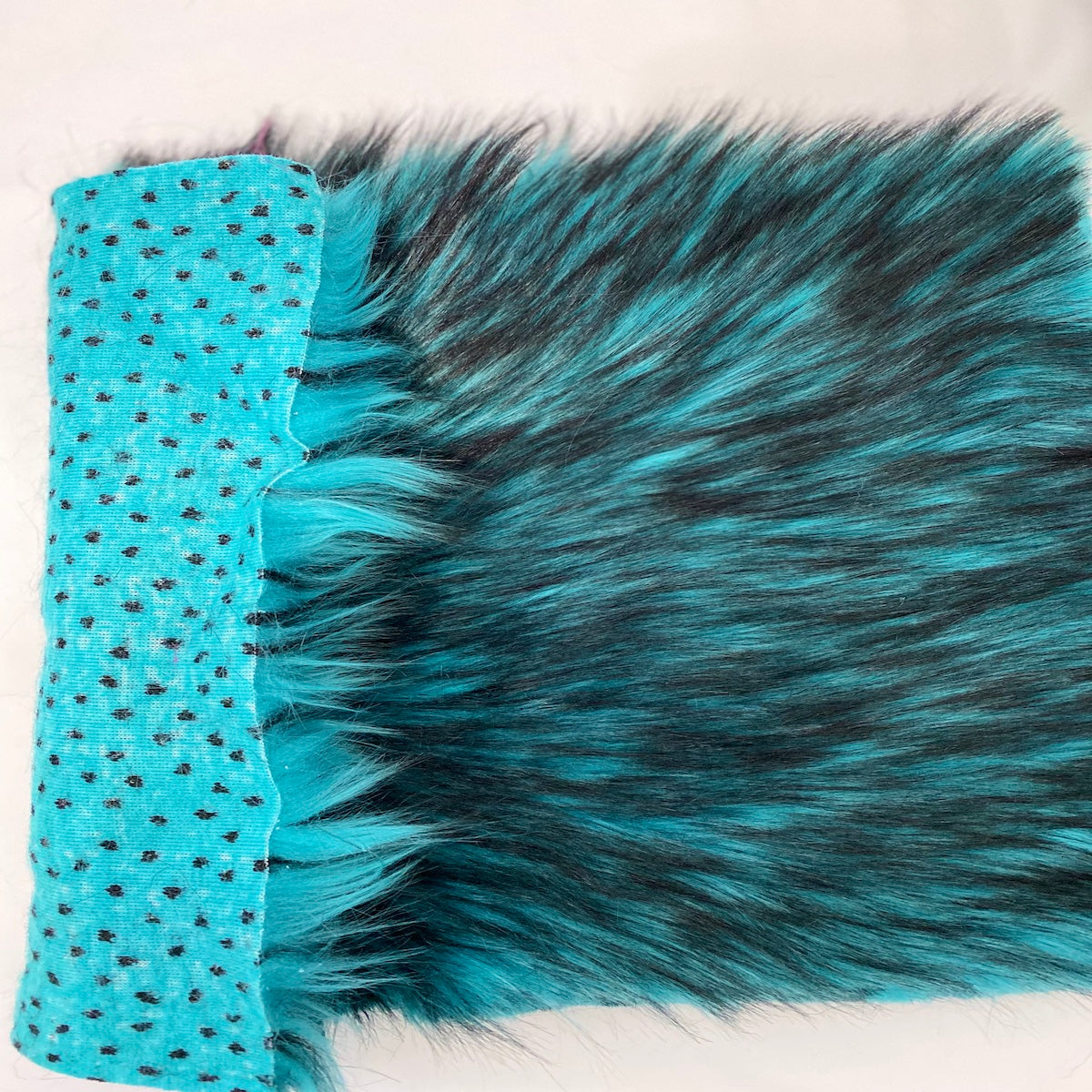 Husky Print Long Pile Shaggy Faux Fur Fabric