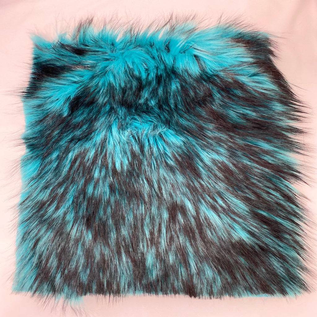 Husky Print Long Pile Shaggy Faux Fur Fabric