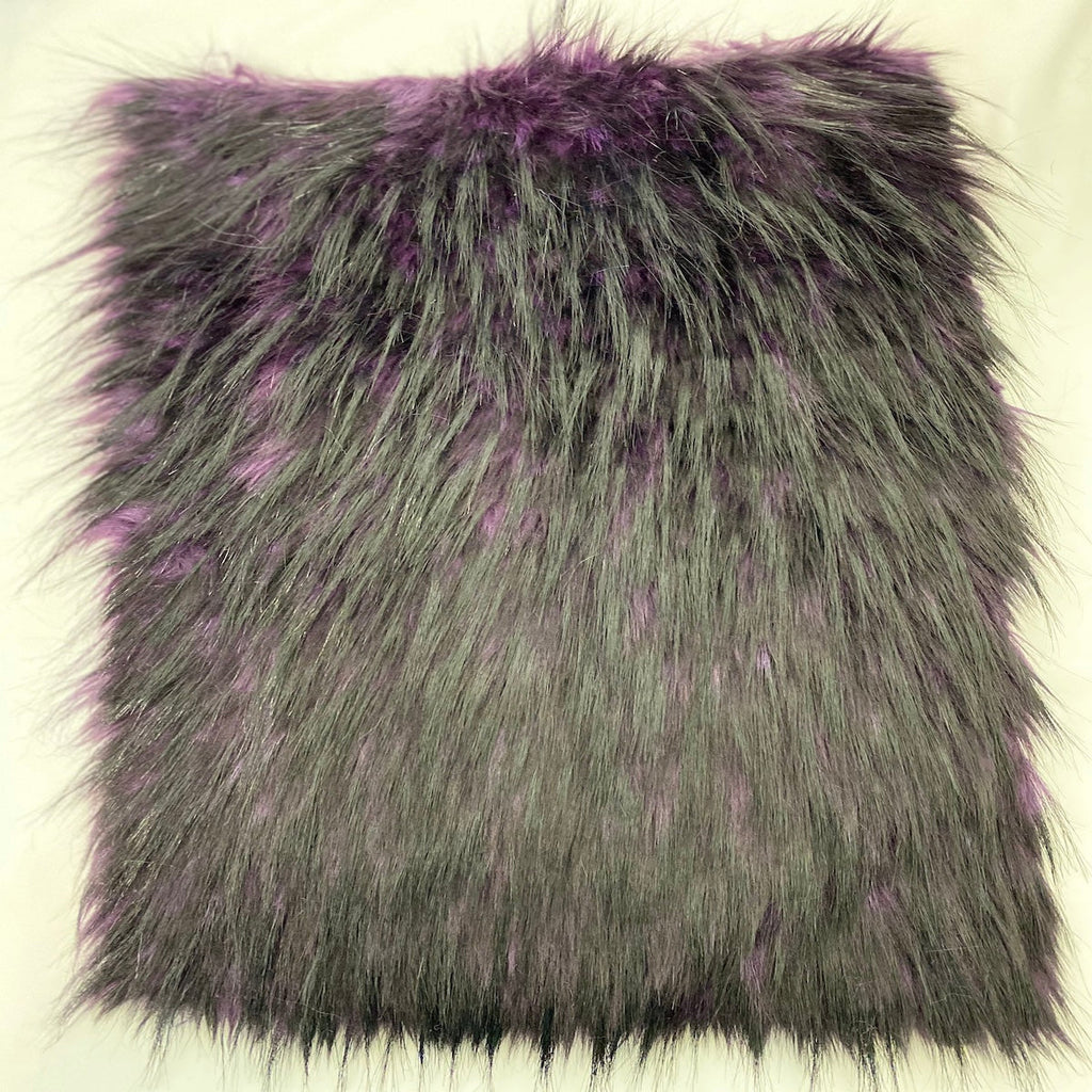Husky Print Long Pile Shaggy Faux Fur Fabric