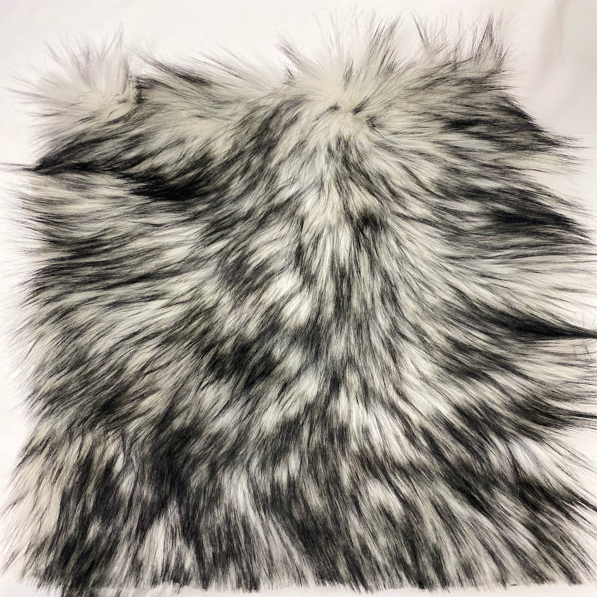 Husky Print Long Pile Shaggy Faux Fur Fabric