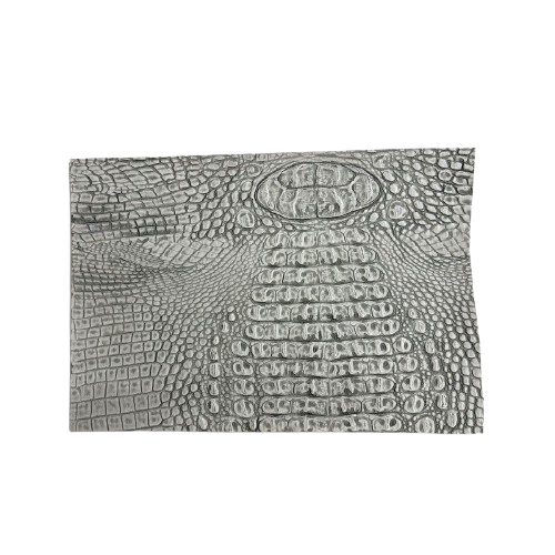 Mugger Two Tone Gator Faux Leather Vinyl Fabric