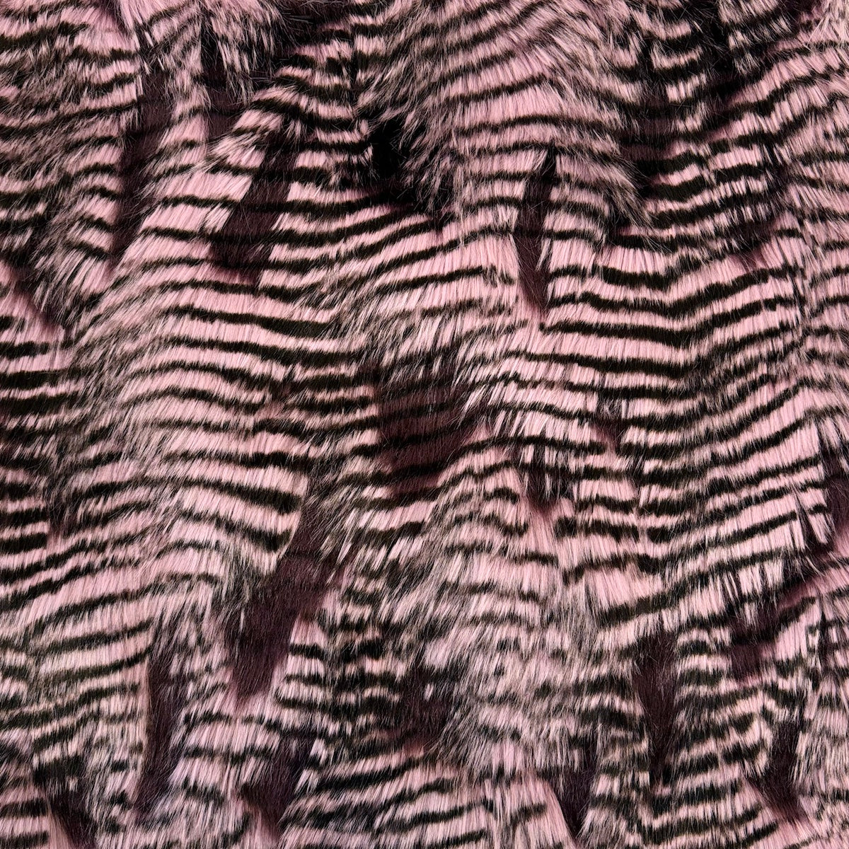 Porcupine Feather Faux Fur Fabric
