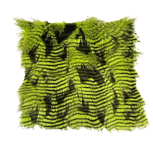 Porcupine Feather Faux Fur Fabric