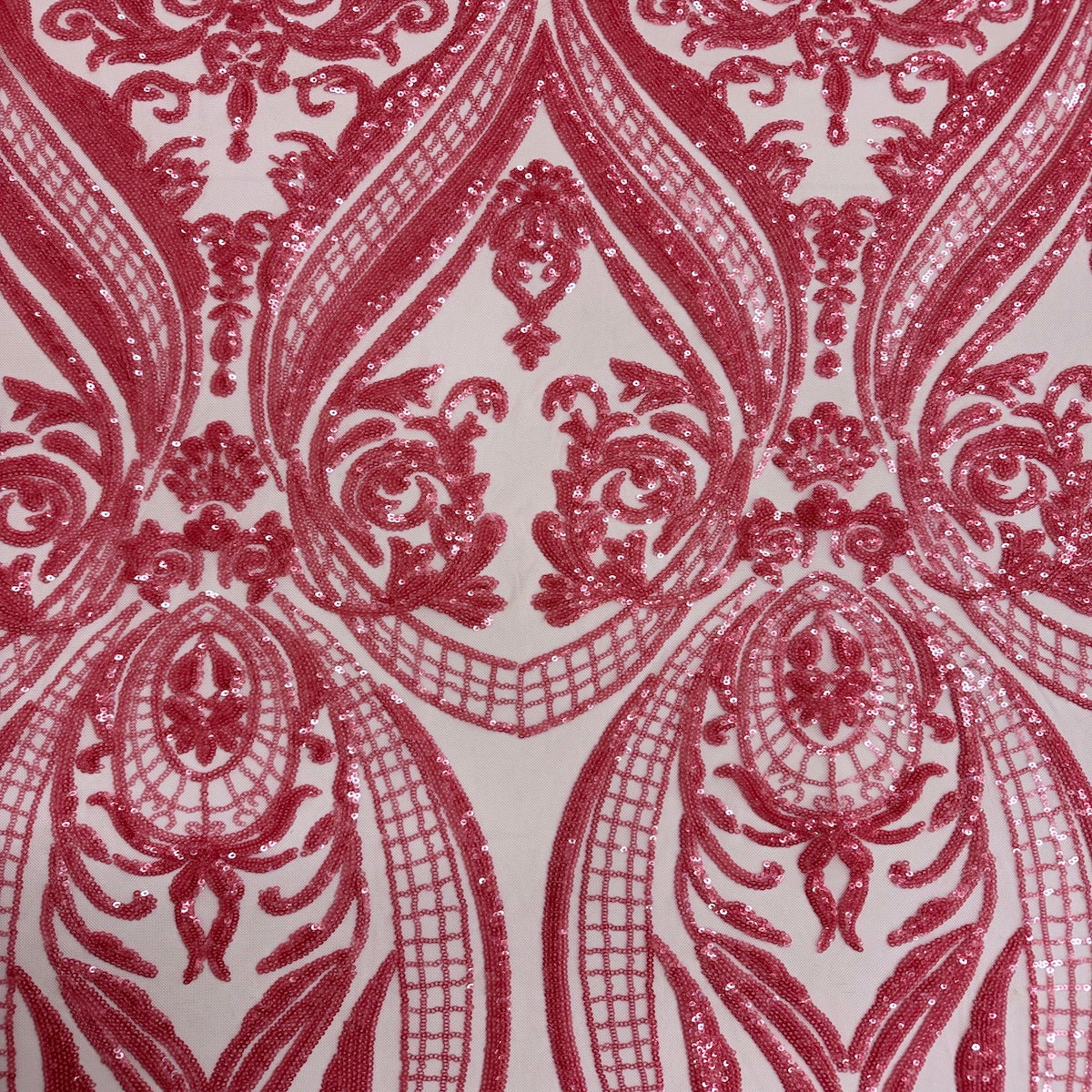 Catina Damask Stretch Sequins Fabric