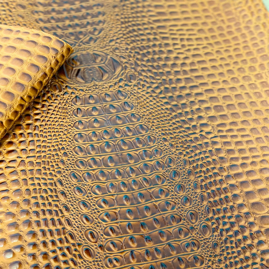 Aussie 3D Embossed Gator Vinyl Fabric