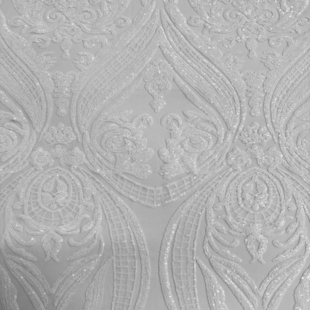 Catina Damask Stretch Sequins Fabric