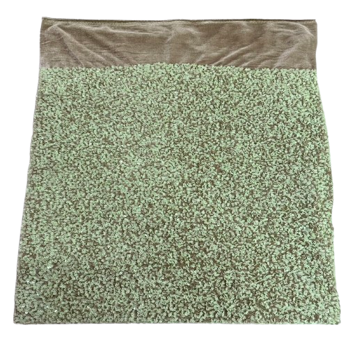 Sequins Embroidered Stretch Velvet Rodeo Fabric