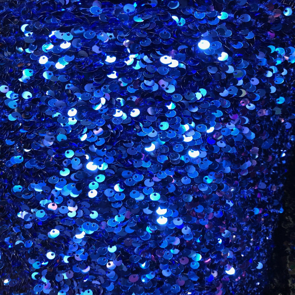 Sequins Embroidered Stretch Velvet Rodeo Fabric