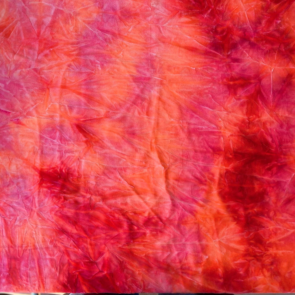 Tie Dye Stretch Velvet Fabric
