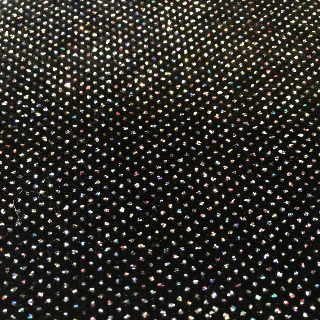 Sparkle Glitter Lurex Stretch Velvet Fabric
