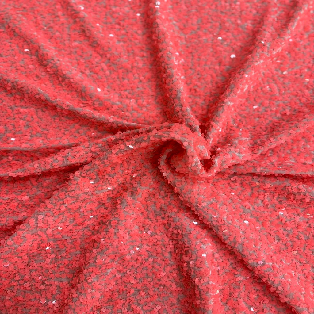 Sequins Embroidered Stretch Velvet Rodeo Fabric