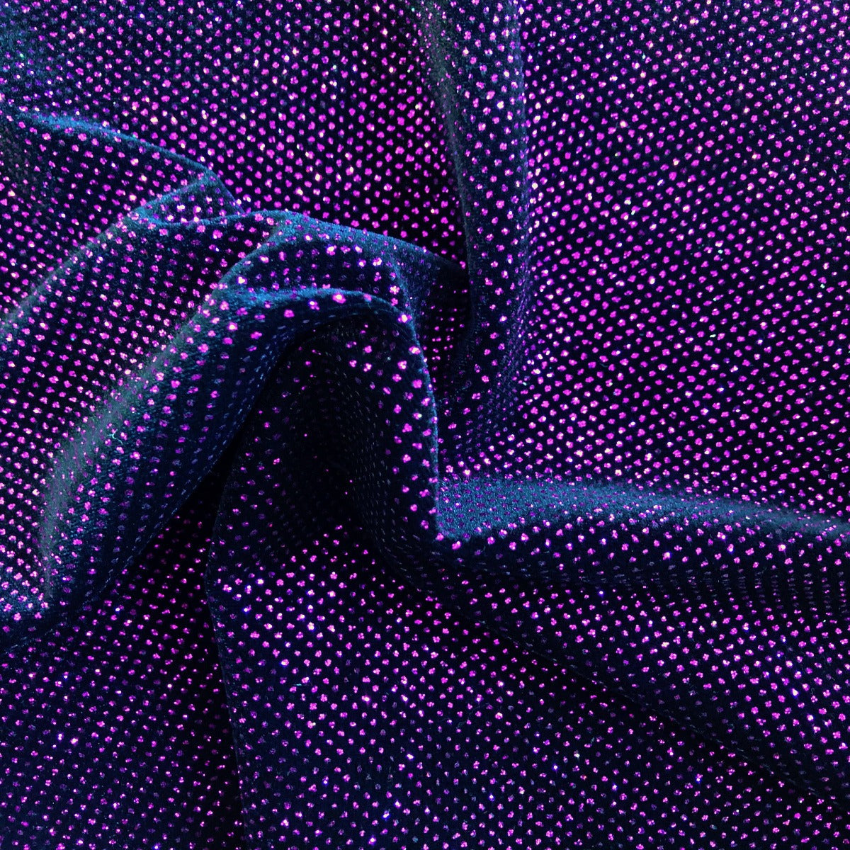 Sparkle Glitter Lurex Stretch Velvet Fabric