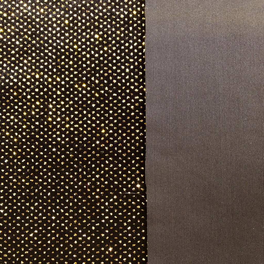 Sparkle Glitter Lurex Stretch Velvet Fabric