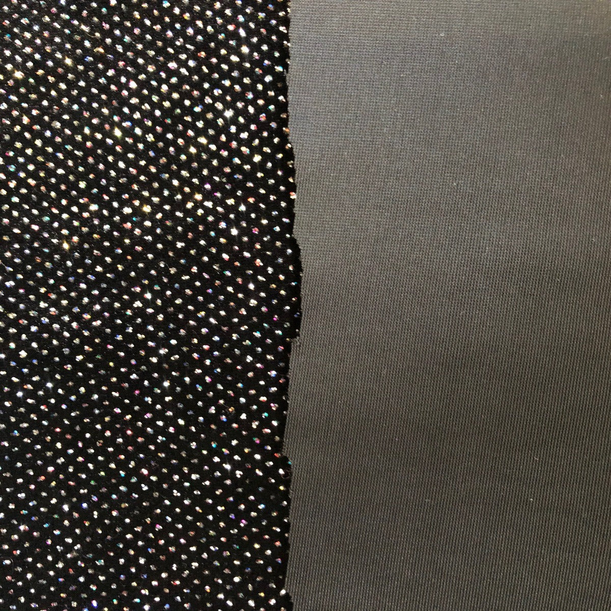 Sparkle Glitter Lurex Stretch Velvet Fabric