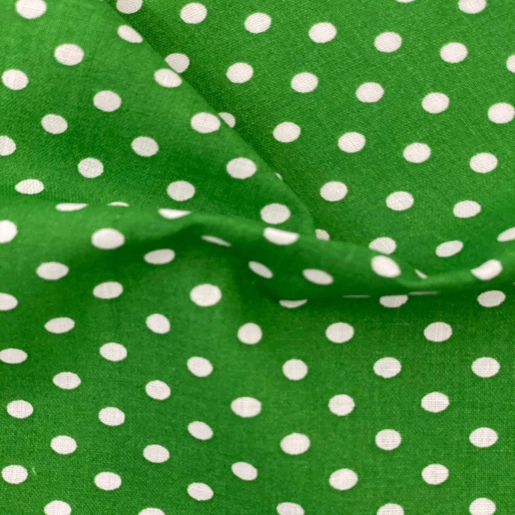 Mini Polka Dot Printed Poly Cotton Fabric