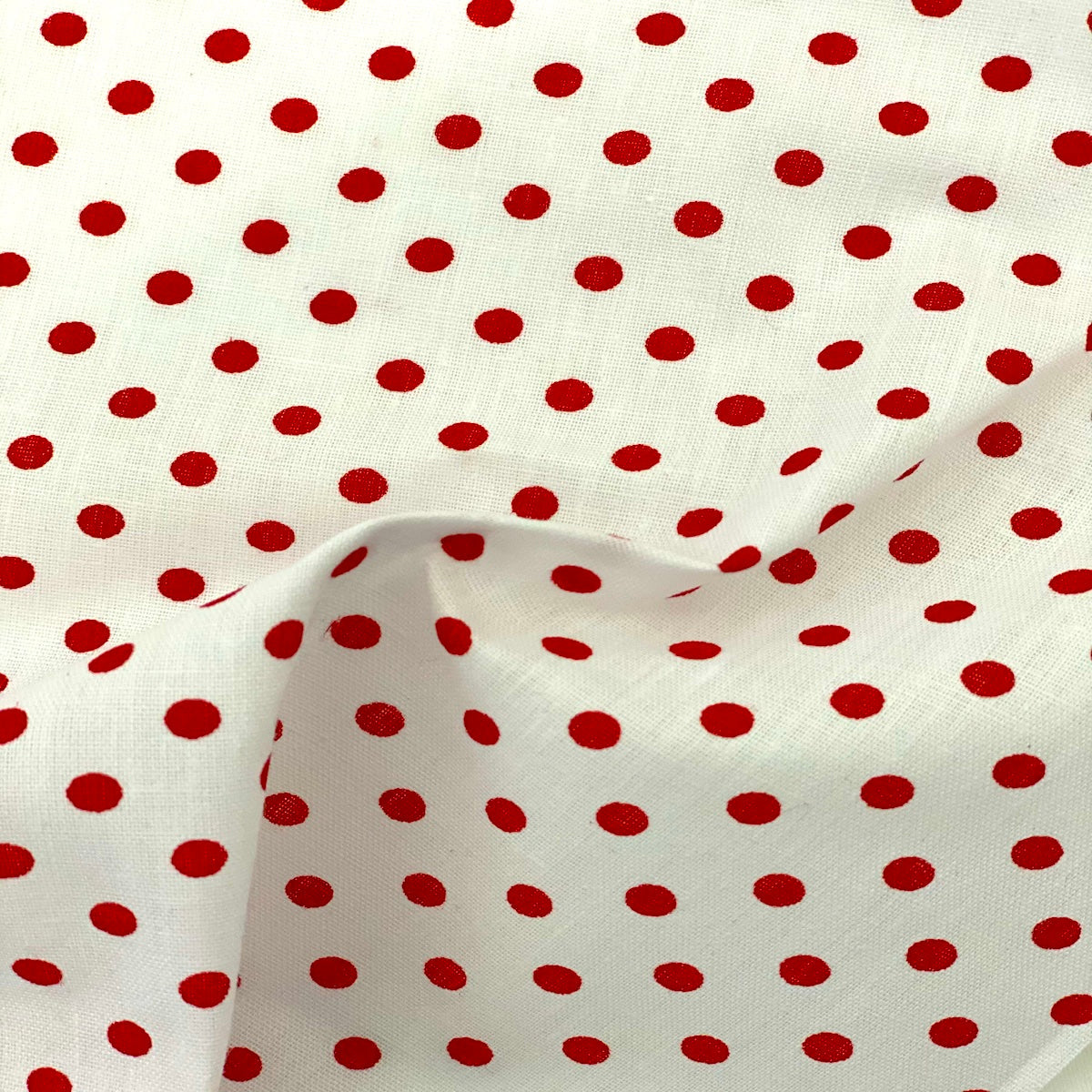 Mini Polka Dot Printed Poly Cotton Fabric