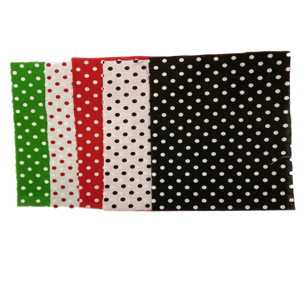 Mini Polka Dot Printed Poly Cotton Fabric