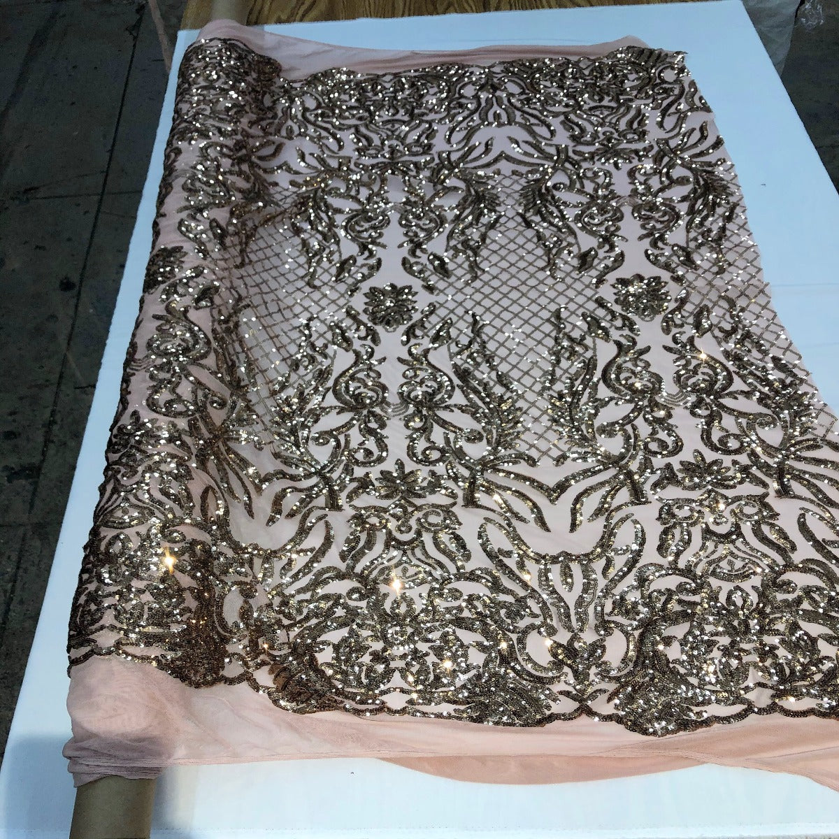 Luna Stretch Sequins Fabric