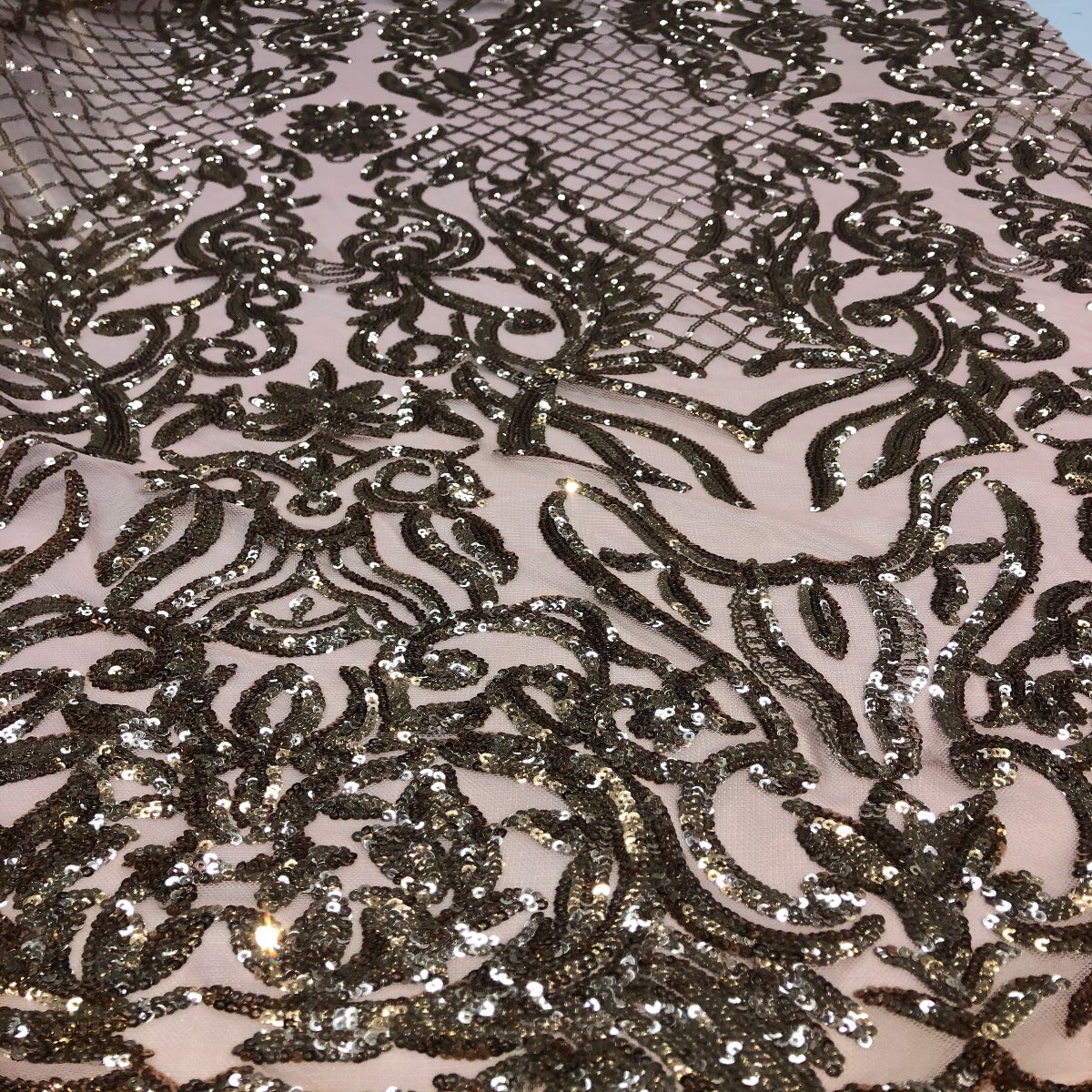 Luna Stretch Sequins Fabric