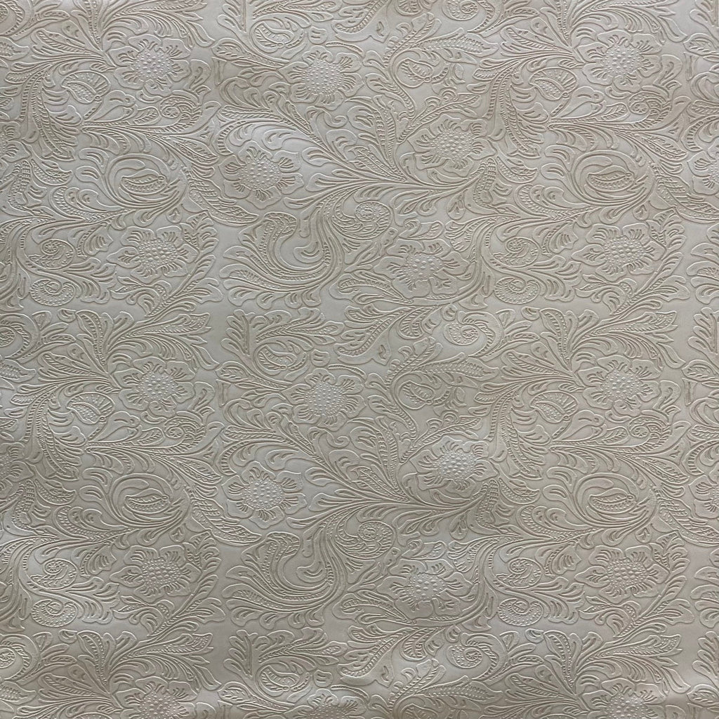 Western Floral PU Faux Leather Vinyl Fabric
