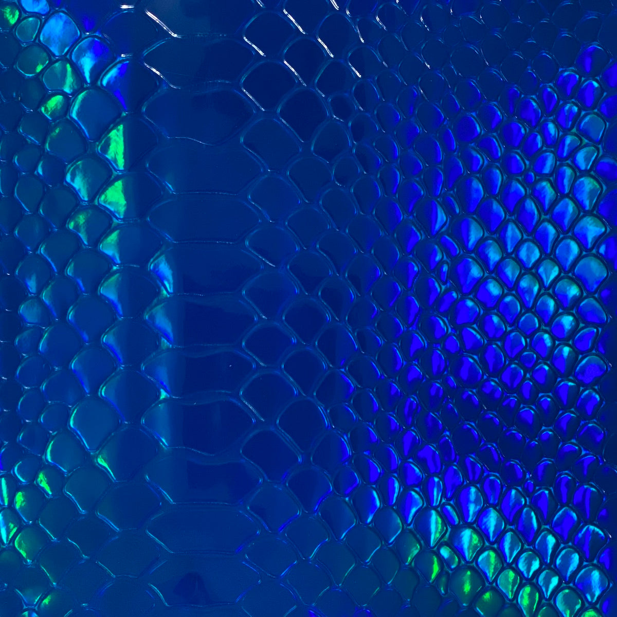 Iridescent Viper Sopythana Snake Skin Vinyl Fabric