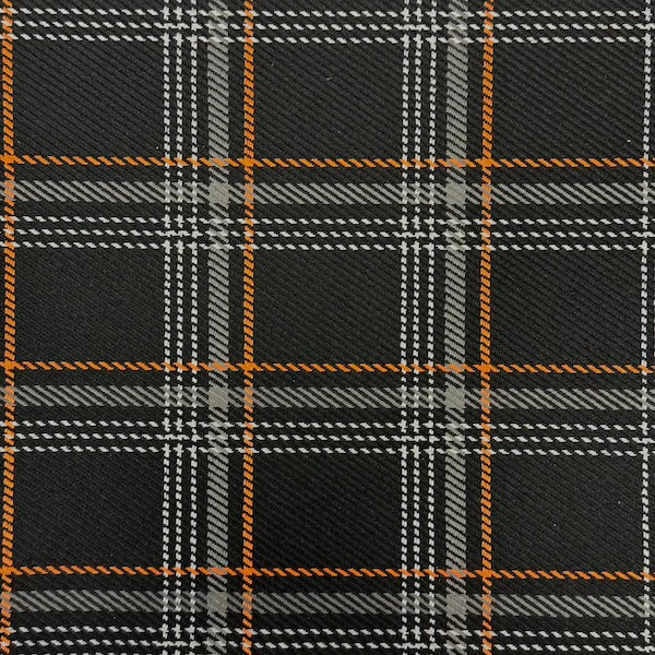 Plaid Acrylic Twill Upholstery Fabric