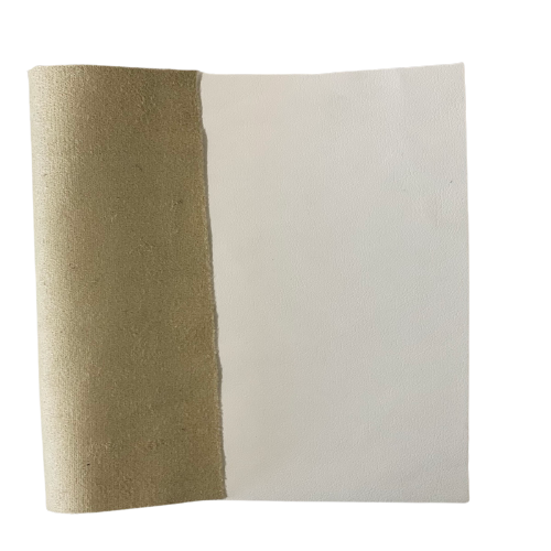 Lambskin Stretch Faux Leather With Suede Backing Apparel Fabric