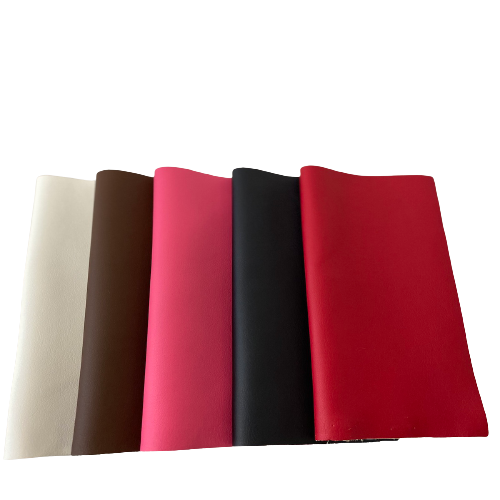 Lambskin Stretch Faux Leather With Suede Backing Apparel Fabric