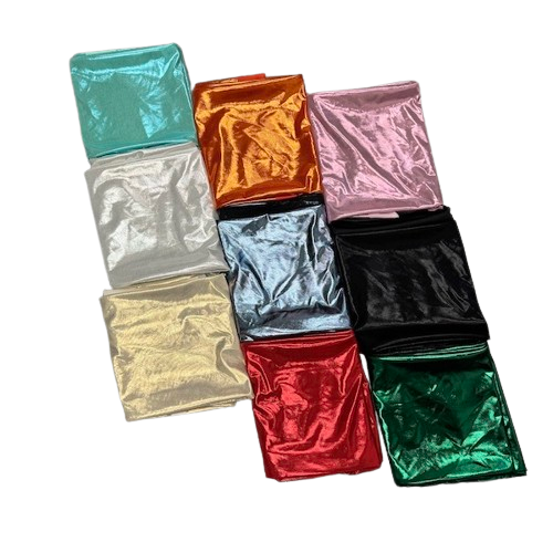 Metallic Stretch Lurex Foil Shimmer ITY Spandex Fabric