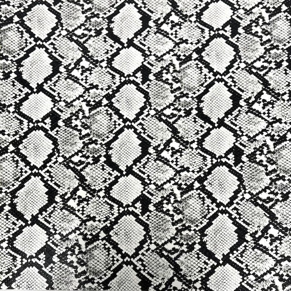 Caicos Snake Skin Faux Leather Vinyl Fabric