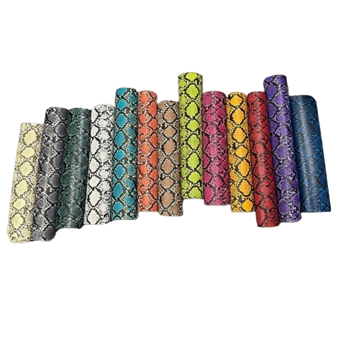 Caicos Snake Skin Faux Leather Vinyl Fabric