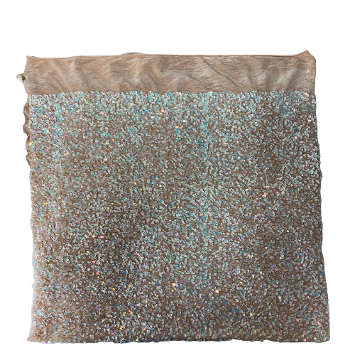 Sequins Embroidered Stretch Velvet Rodeo Fabric