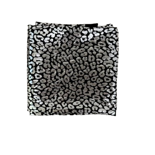Sahara Leopard Foil Print Nylon Spandex Fabric