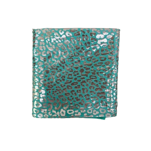 Sahara Leopard Foil Print Nylon Spandex Fabric