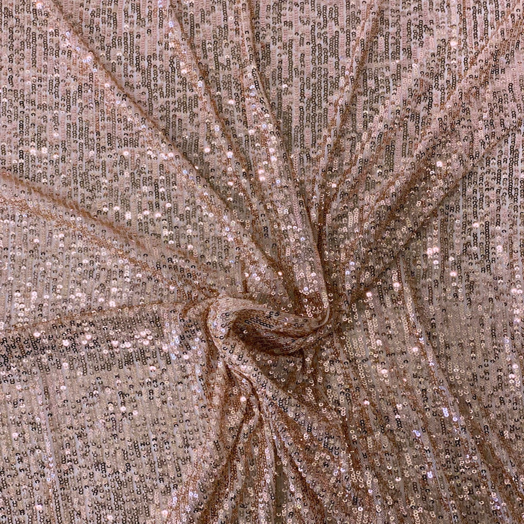 Mille Stripe Stretch Sequins Fabric