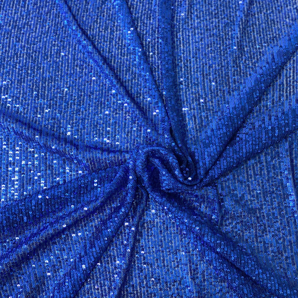 Mille Stripe Stretch Sequins Fabric