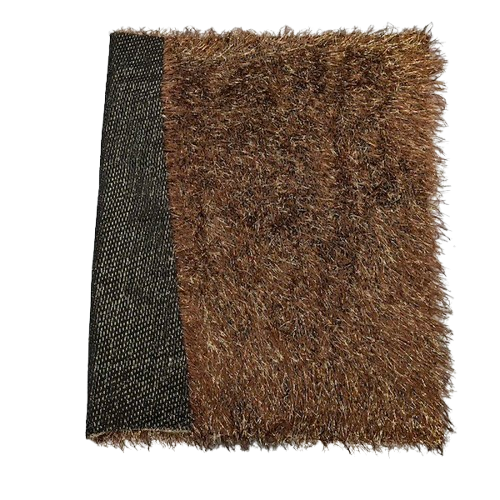 Metallic Faux Fur Tinsel Ostrich Feather Fabric