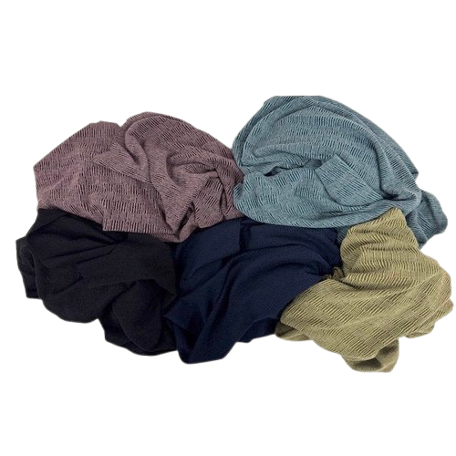 Stripe Hacci Sweat Knit Fabric