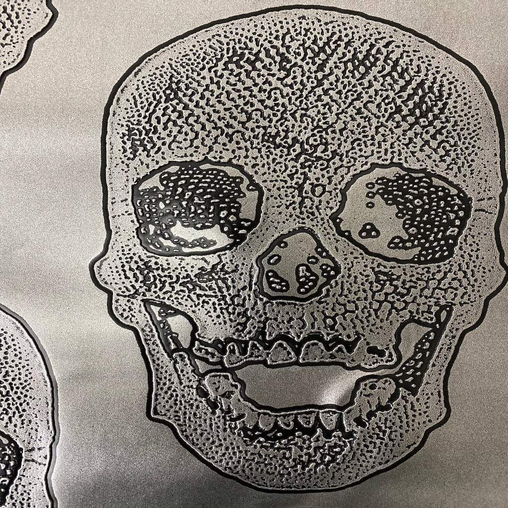 Skeleton Skull Vinyl Fabric