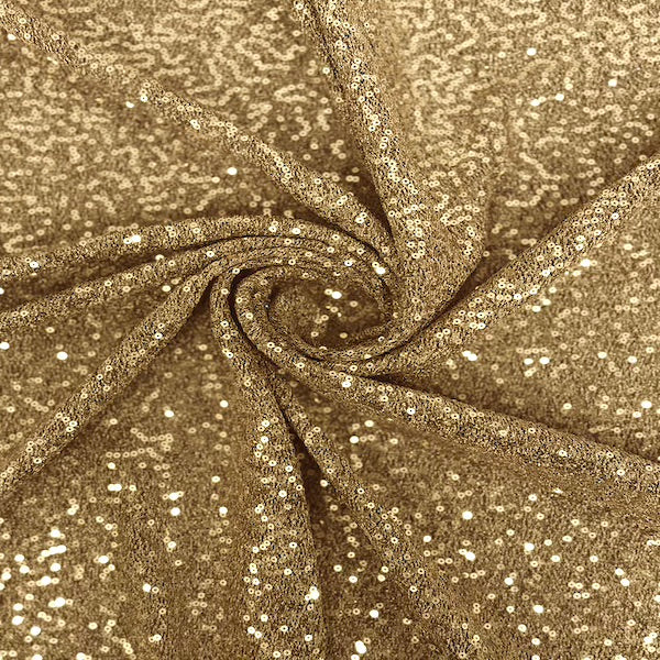 Metallic Lurex Embroidered Stretch Sequins Fabric