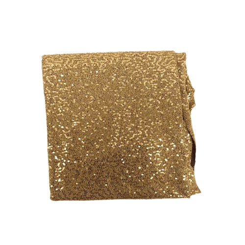 Metallic Lurex Embroidered Stretch Sequins Fabric