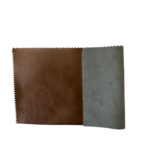 Lambskin Stretch Faux Leather With Suede Backing Apparel Fabric