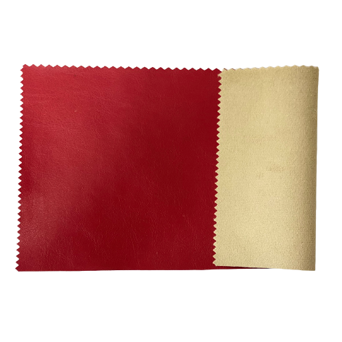 Lambskin Stretch Faux Leather With Suede Backing Apparel Fabric