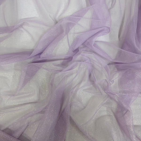 Metallic Foil Dotted Mesh Fabric