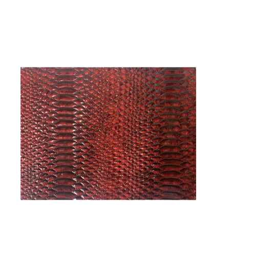 Culebra Patent 3D Embossed Snake Skin Vinyl Fabric