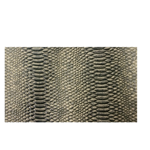 Culebra Patent 3D Embossed Snake Skin Vinyl Fabric
